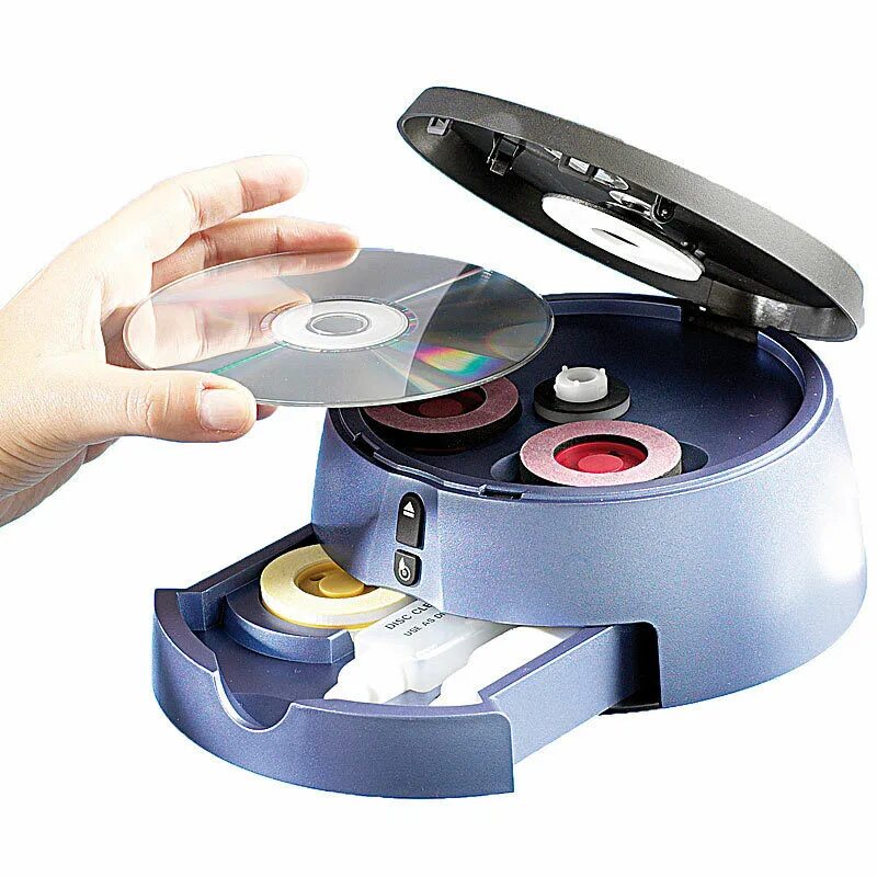 Cd в подарок интернет. Q-Sonic CD/DVD/Blu-ray Reparatur-Set Pro III. CD DVD Disk Repair Kit. Аппарат для полировки компакт-дисков. Машинка для полировки CD дисков.