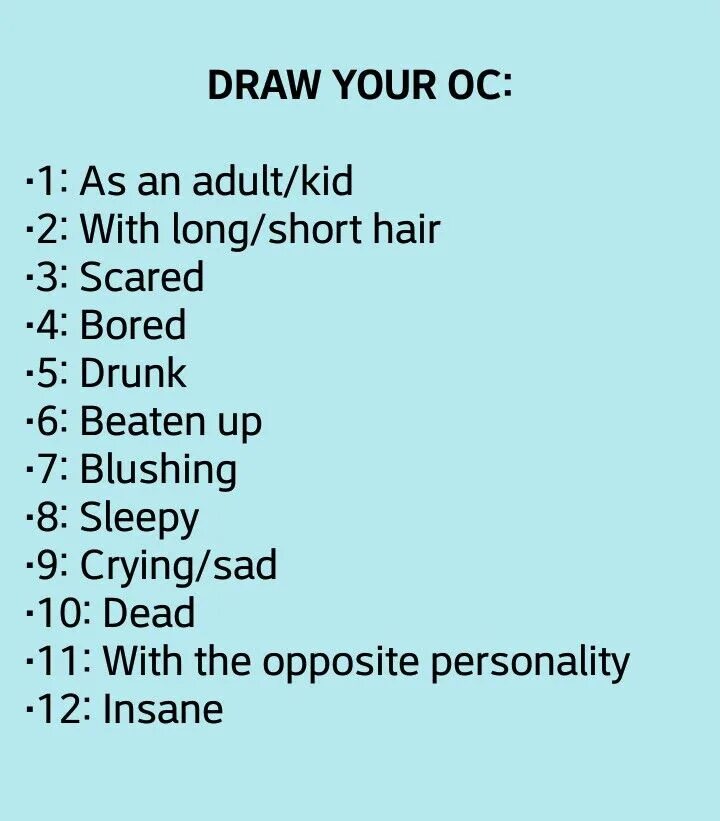 Oc challenge. Челлендж для рисования. oc челлендж. art challenge oc. oc character challenge.