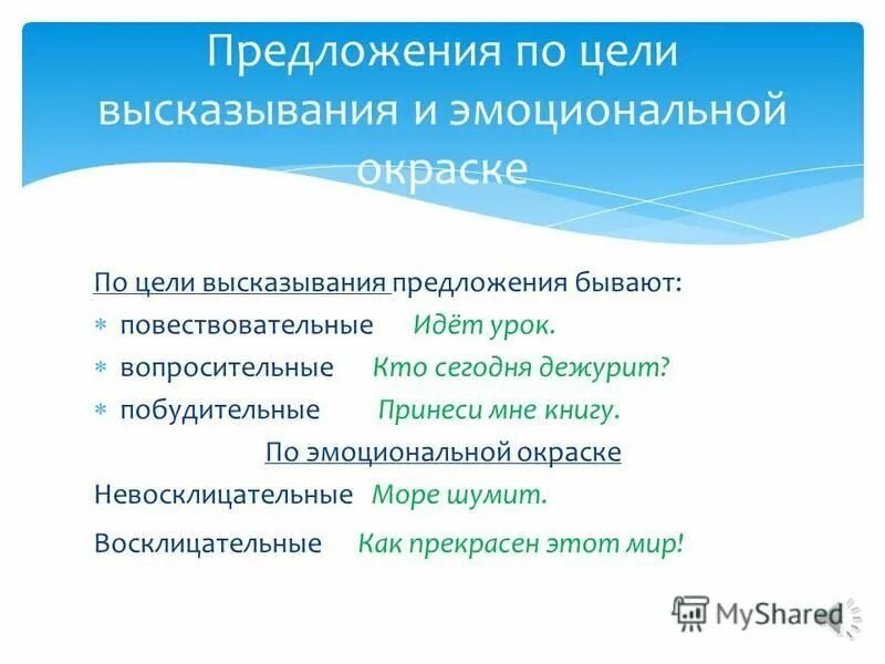 Подлежащее обозначает предметы