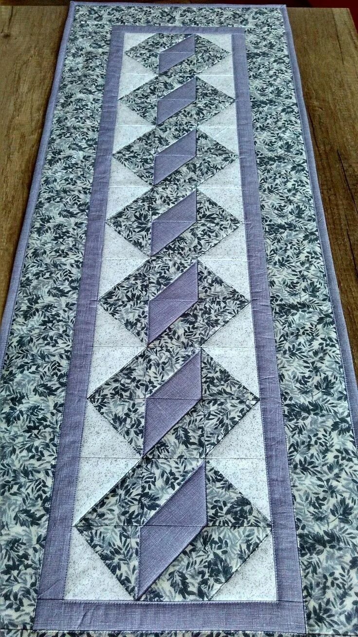Triplets Quilt Pattern Pieced CA eBay Placemats patterns, Tumbler quilt, Quilts