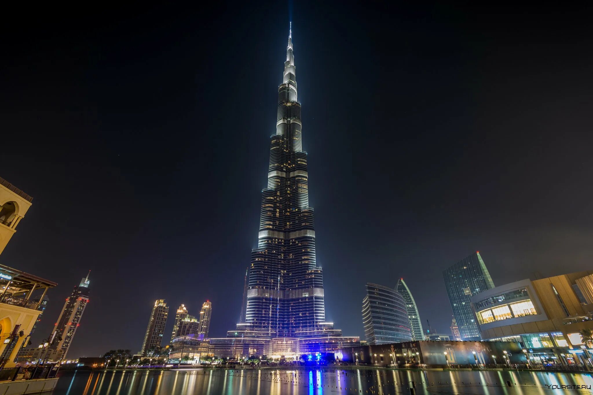Бурдж-Халифа Дубай. Башня Бурдж Халифа в Дубае. Дубай Бурдж Халифа ночью. Дубай Бурдж Калиф.
