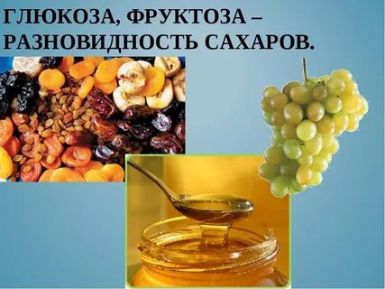 Глюкоза и фруктоза в продуктах