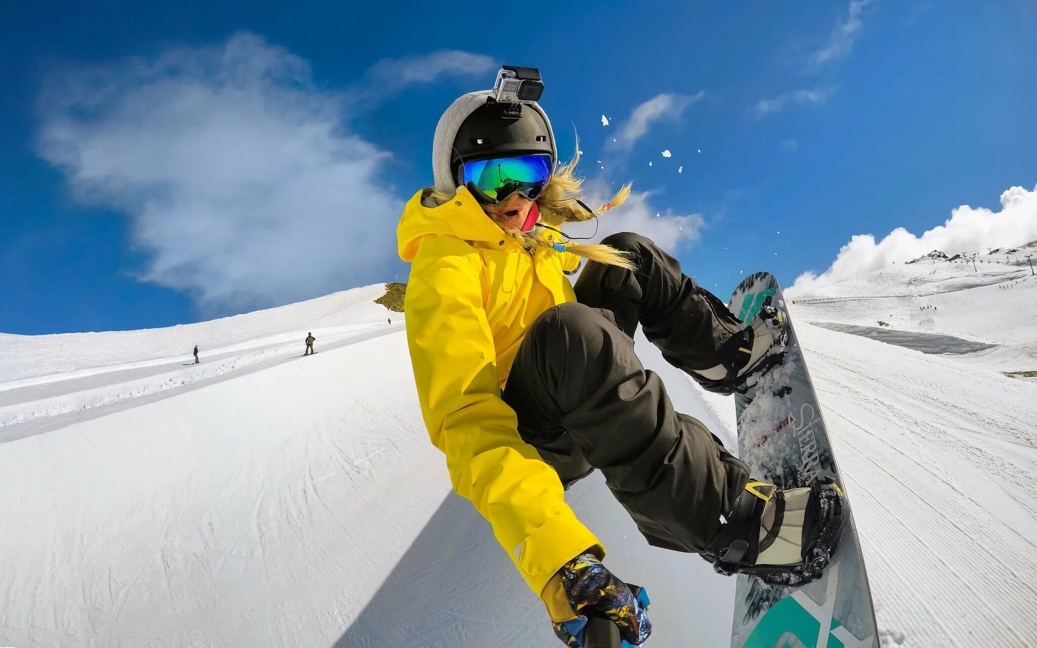 Go snowboarding