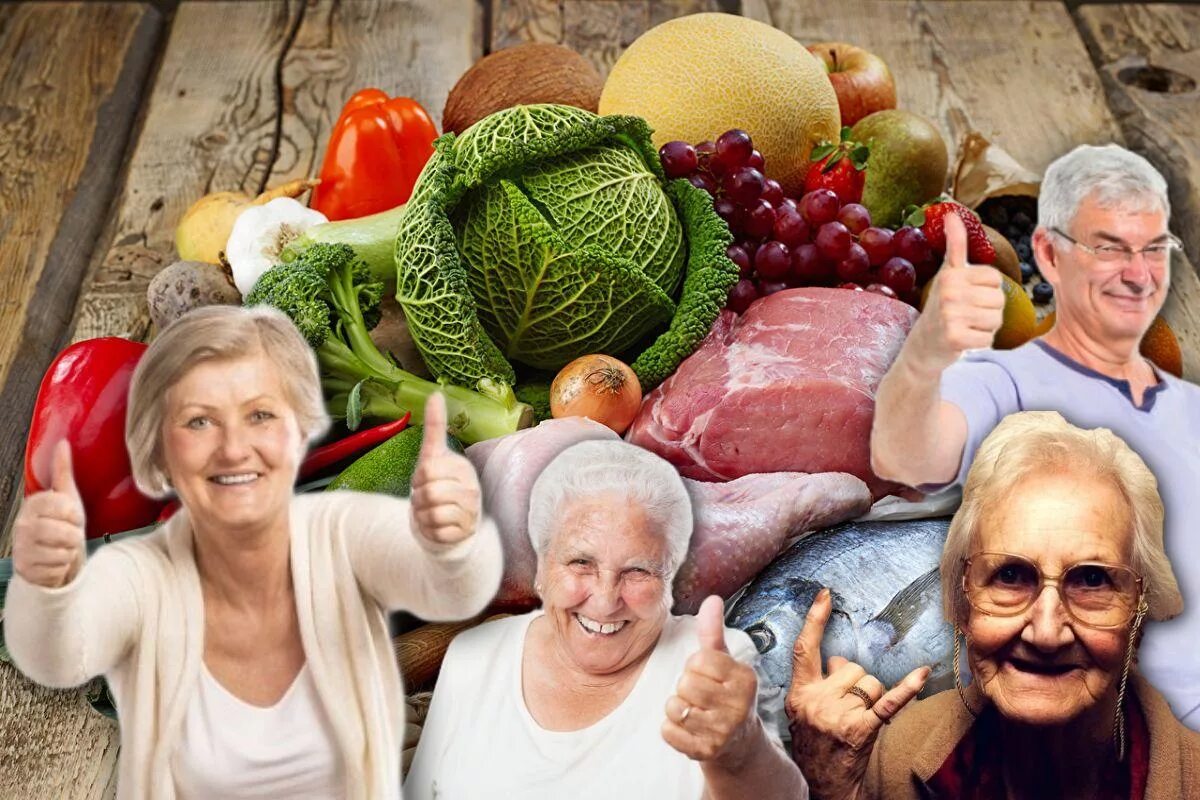 Условие долголетия. Здоровое питание в пожилом возрасте. Продукты питания в пожилом возрасте. Питание в пожилом возрасте картинки. Особенности питания пожилого возраста.