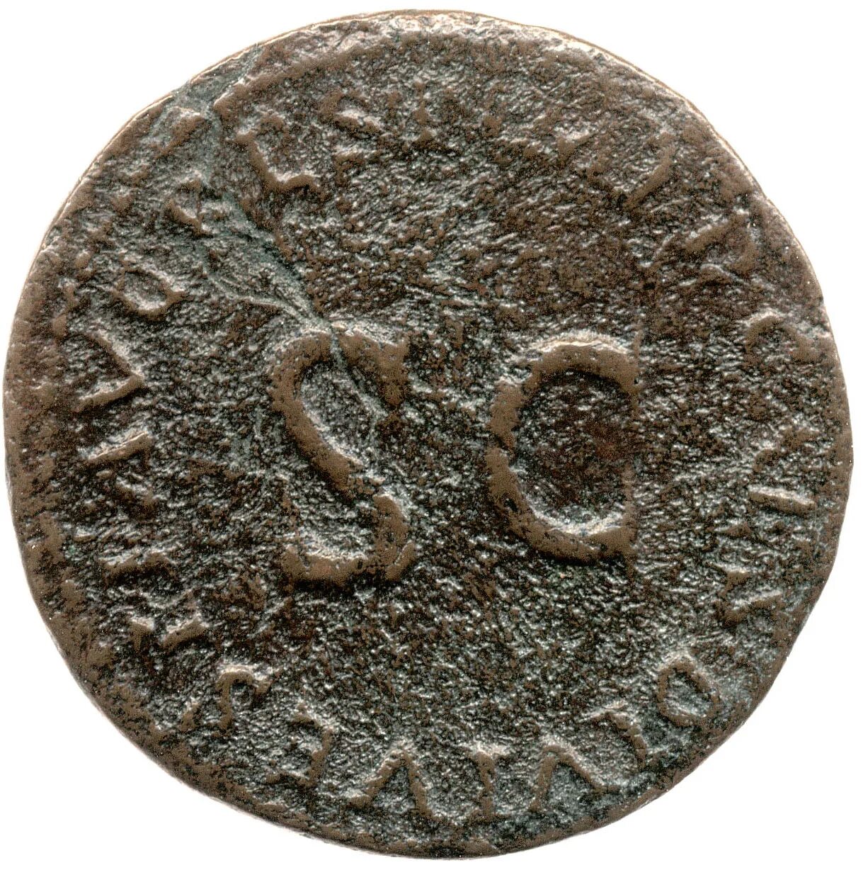 Денарий. Рим, имп. T CAES Imp VESP cens. Монеты Тиберия. Coin as Tiberius. Tiberius Sestertius. Д имп