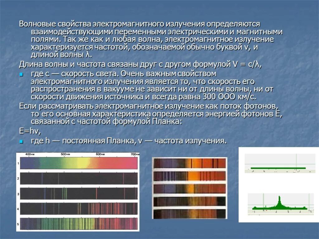 Волновые свойства электромагнитного излучения. Волновые параметры электромагнитного излучения. Характеристики электромагнитного излучения. Свойства электромагнитных излучений.