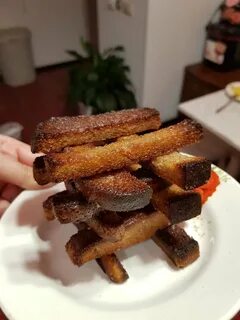 Вкусные гренки из хлеба
