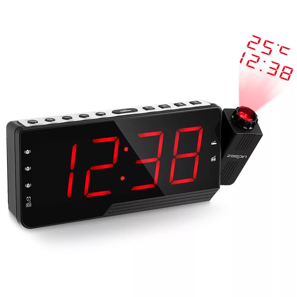 Проекционные часы Digital Projection Clock. Проекционные часы RST 32701. Светодиодный будильник с цифровой проекцией. Электронные часы настольные с проектором. Прожектор часов