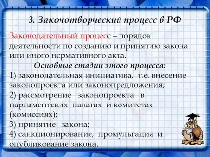 Законодательный процесс введение