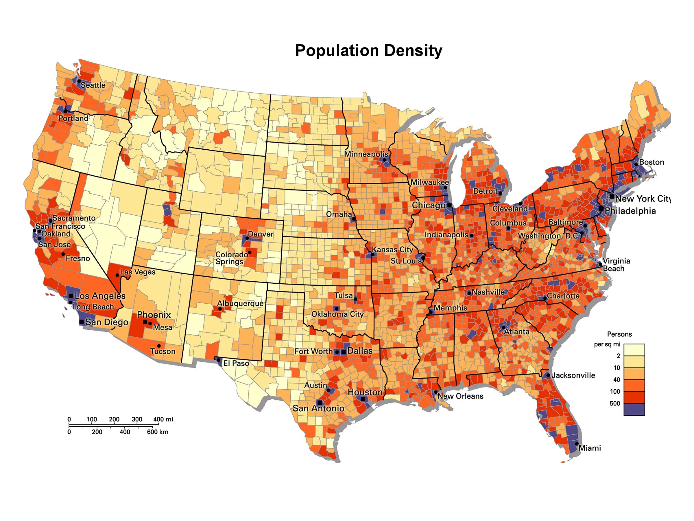 Наибольшая плотность населения северной америки где. Карта плотности населения Северной Америки. Плотность населения США на карте 2020. Карта плотности населения Северной Америки 7 класс. Плотность населения Северной Америки.