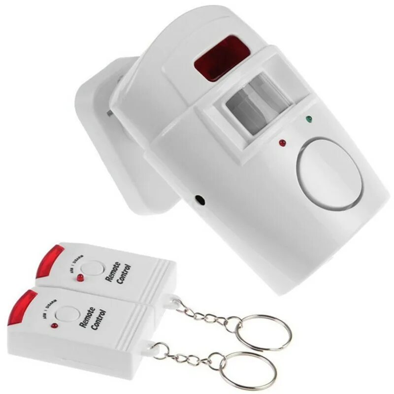 Сигнализация Remote Controlled Mini Alarm. Infrared Motion sensor SP-s02. Охранная система датчик движения. Датчики для сигнализации Аларм.