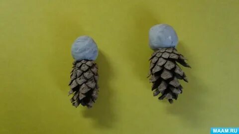 Поделки из шишки занятие