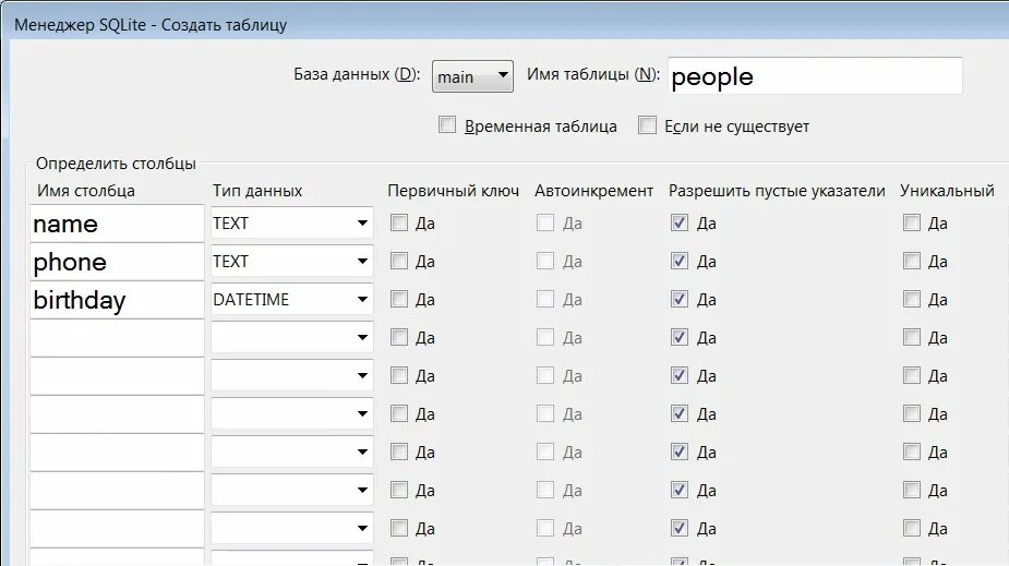 Добавление данных sqlite. Sqlite3 база данных. sqlite создание таблицы. sqlite таблица в таблице. как создать таблицу в sqlite.