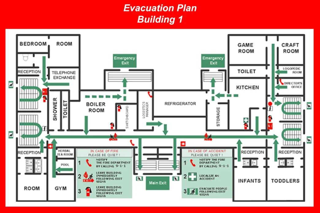 Evacuation Plan Hotel. Emergency evacuation. Small Medical Center evacuation Plan. Plan ed