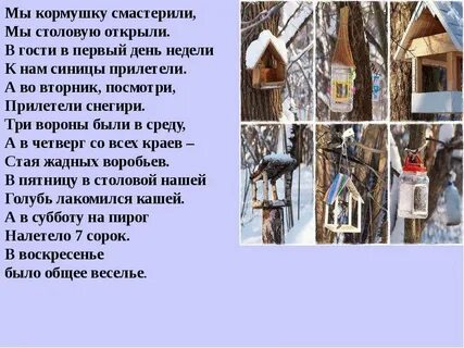 Стих кормушка