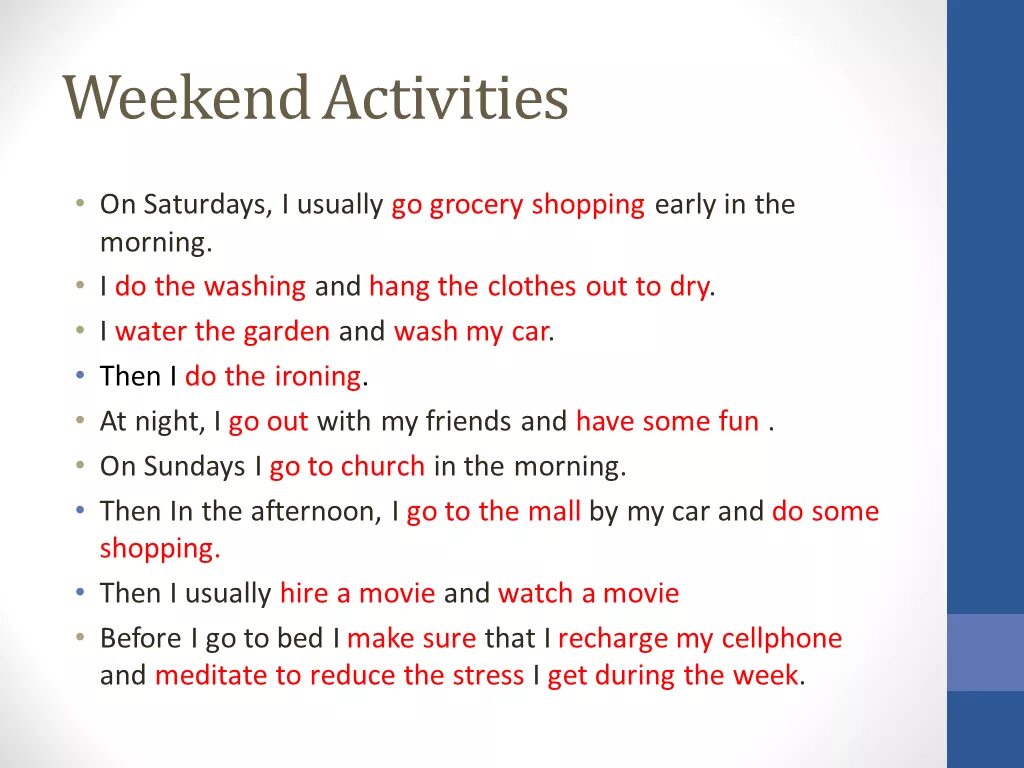 Май викенд. My weekend презентация. Weekends презентация. Activities for the weekend. My weekend activity.