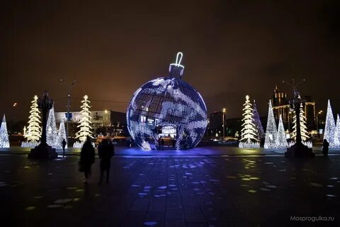 Новогодняя москва парки