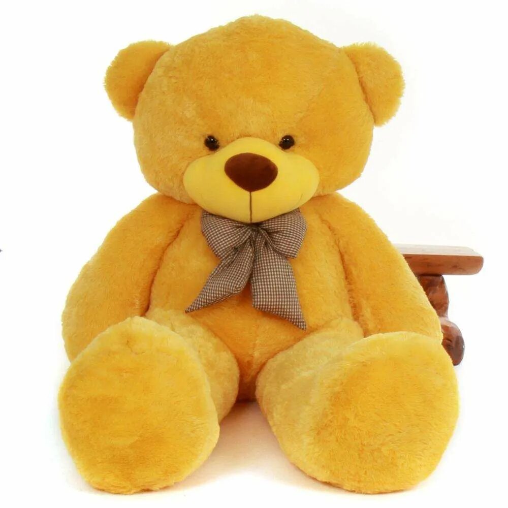 Yellow Teddy Bear 6 Inch Rainbow Brights Bear First & Main Yellow teddy bear, Te