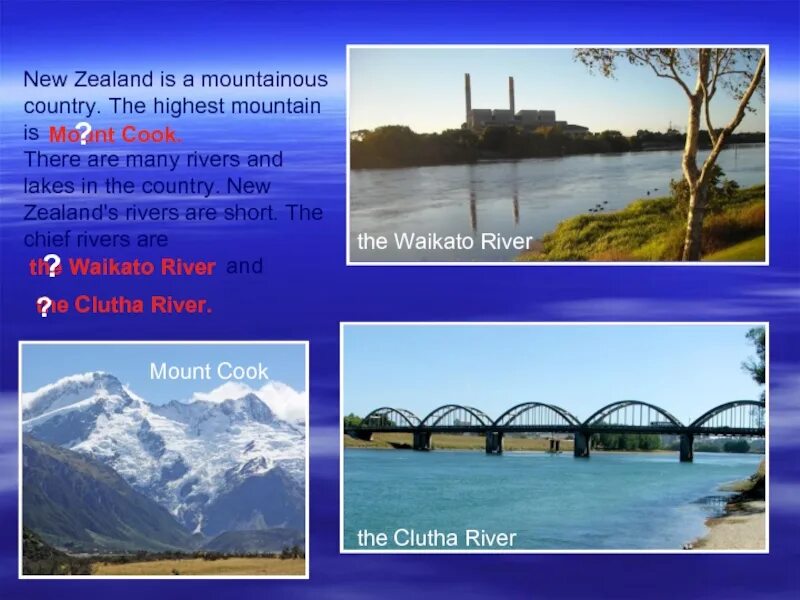 Rivers in England ppt. Many rivers and lakes are