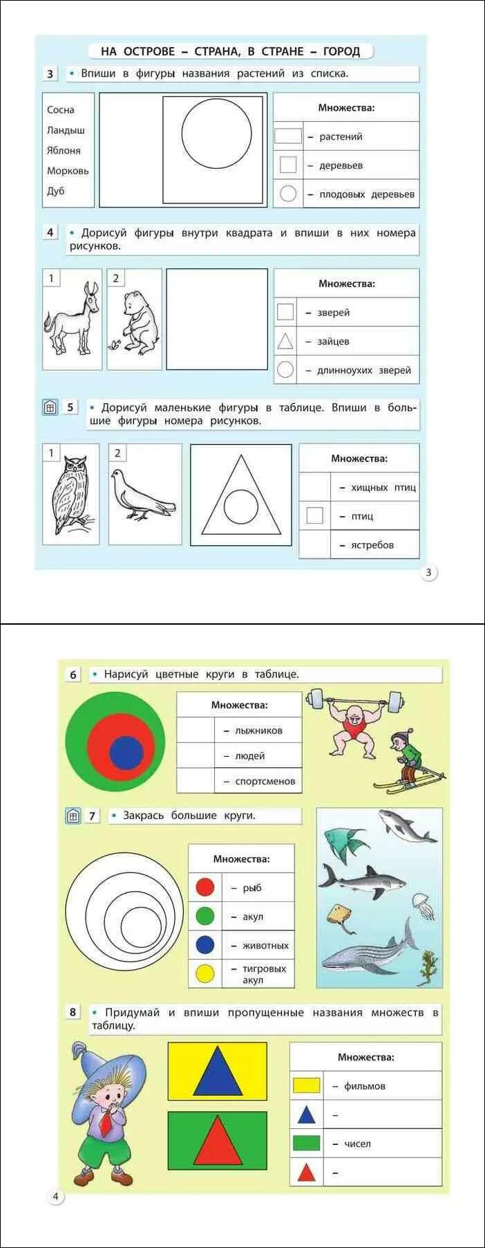 Названия множеств людей. Названия множеств. Множества Информатика 3 класс. Информатика 3 класс Горячев. Информатика 3 класс рабочая тетрадь 2 часть Горячев.