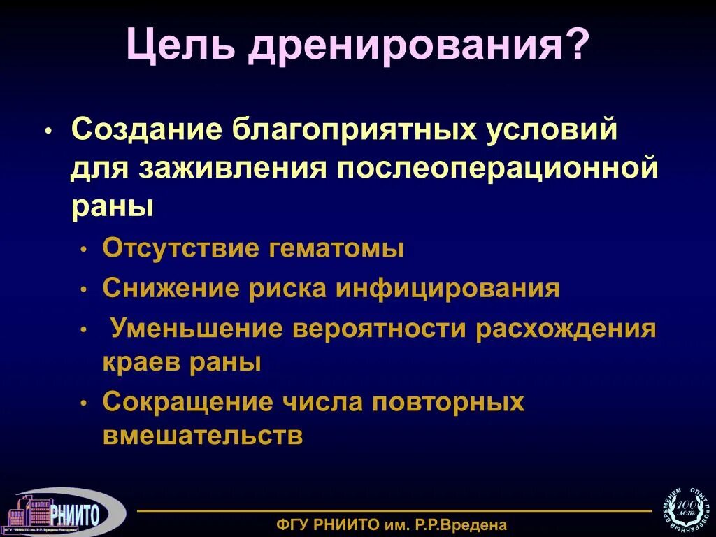 Дренирование гнойны ран. Дренирование послеоперационных РАН. Цели дренирования. Цели дренирования в хирургии. Введение послеоперационных РАН.