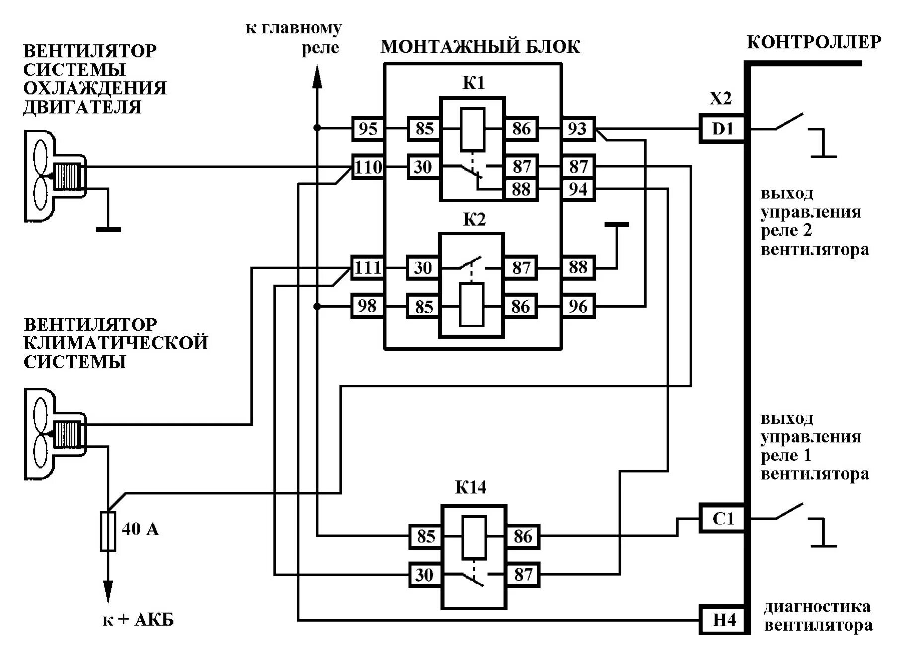 Питание главного реле. Схема включения вентилятора Гранта. Схема вентилятора Гранта. Гранта схема включения вентилятора кондиционера. Схема вентилятора охлаждения Приора.