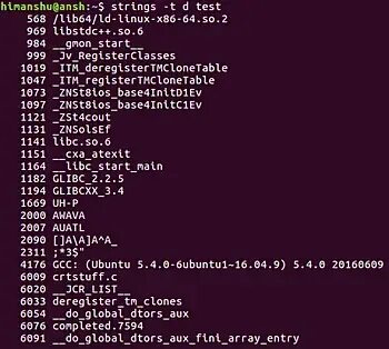 Command string