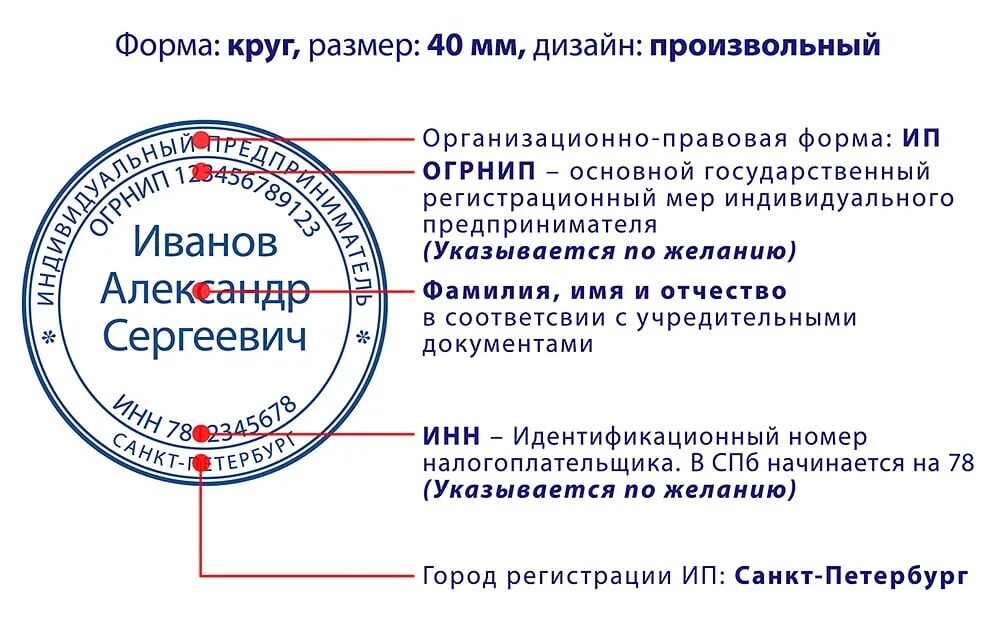 Какие размеры печати должны быть