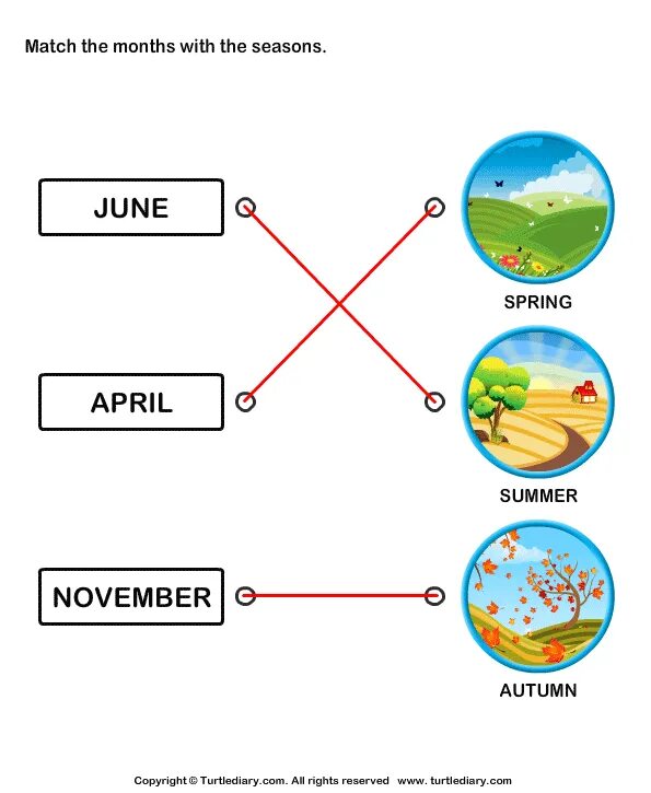 Worksheets месяца и времена года. Seasons and months for Kids. Match months and Seasons. Seasons and months Vocabulary for Kids.