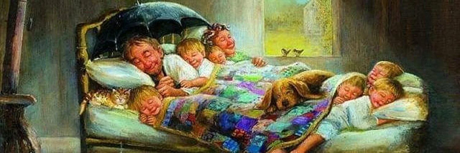 Фразеологизм снег. Хоть тесно. Чтение с детьми всей семьей. Согласие в семье. Шутки про постель.