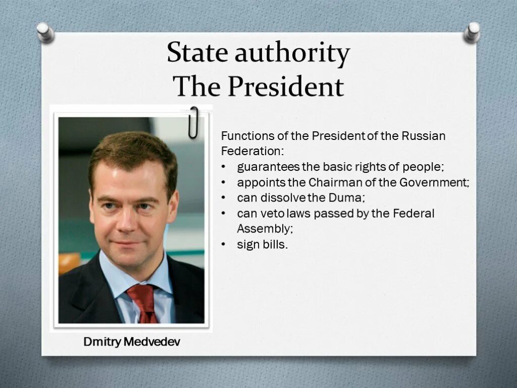 USA functions of the President. The President of the Russian текст. President of the Russian Federation. Functions of the President of the RF.