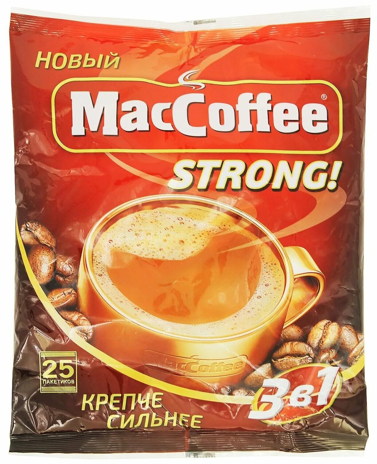 Маккофе отзывы. Маккофе Стронг 3в1. Кофе 3в1 Маккофе Стронг. MACCOFFEE напиток кофейный растворимый 3в1 20г. MACCOFFEE strong 3 в 1.