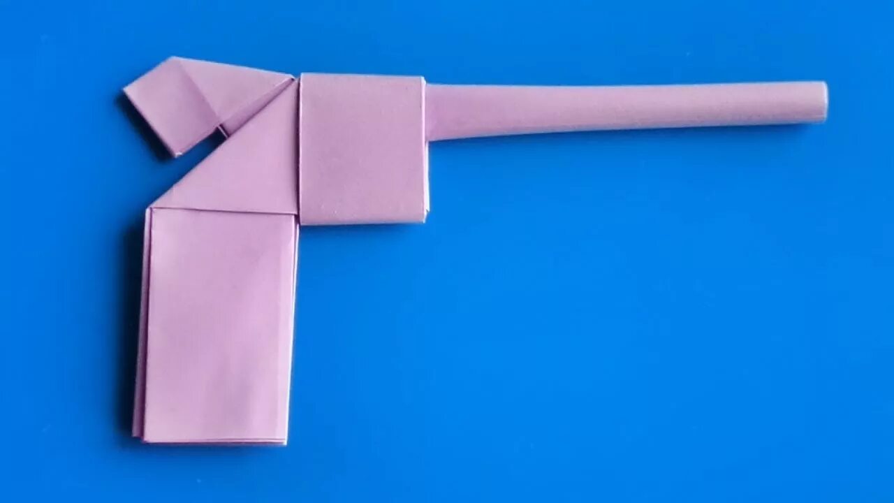 Оригами оружие из бумаги а4 схема