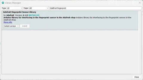 Library installer