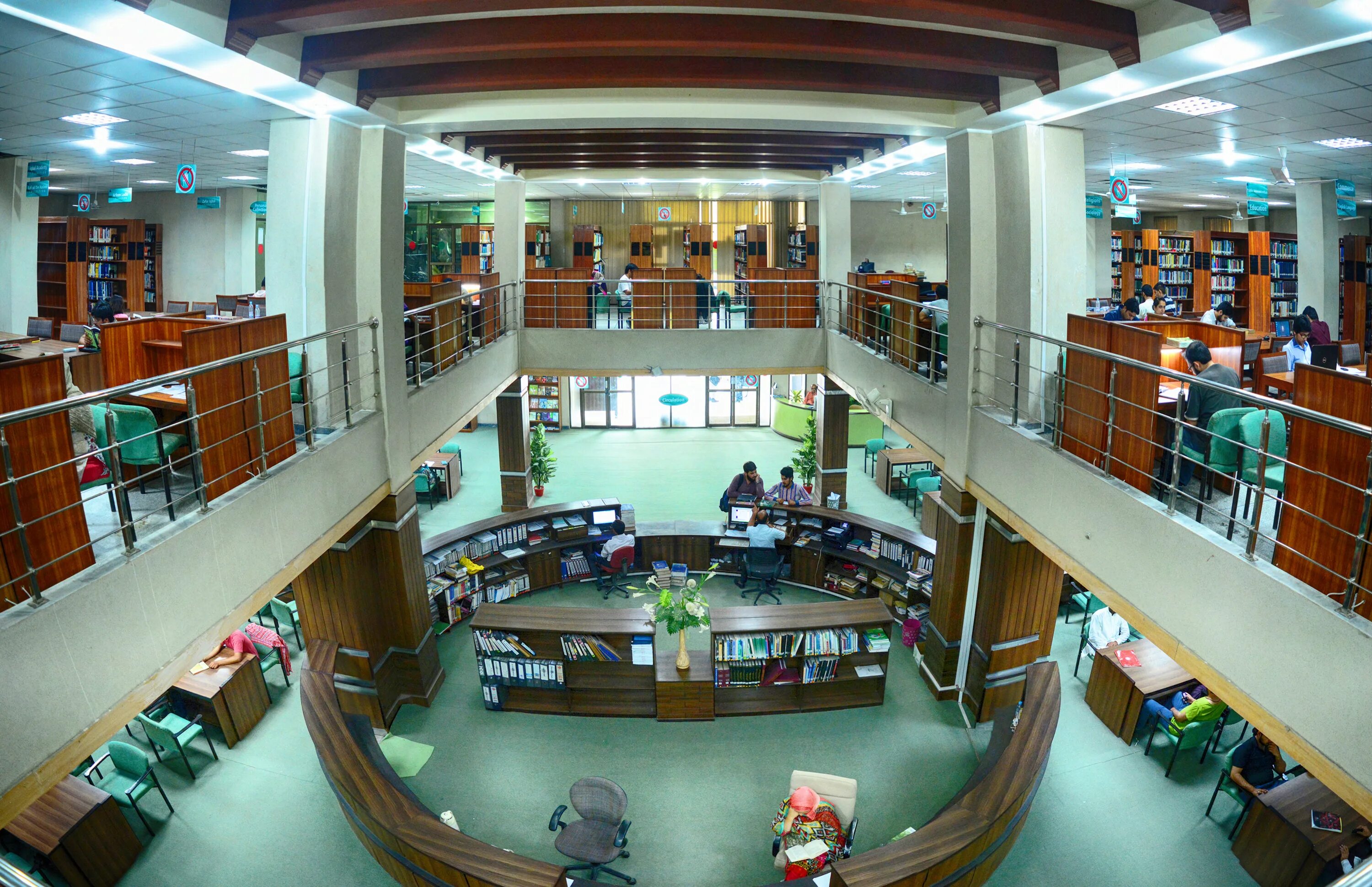 This is our library. Learning resource Center. English resource Center.