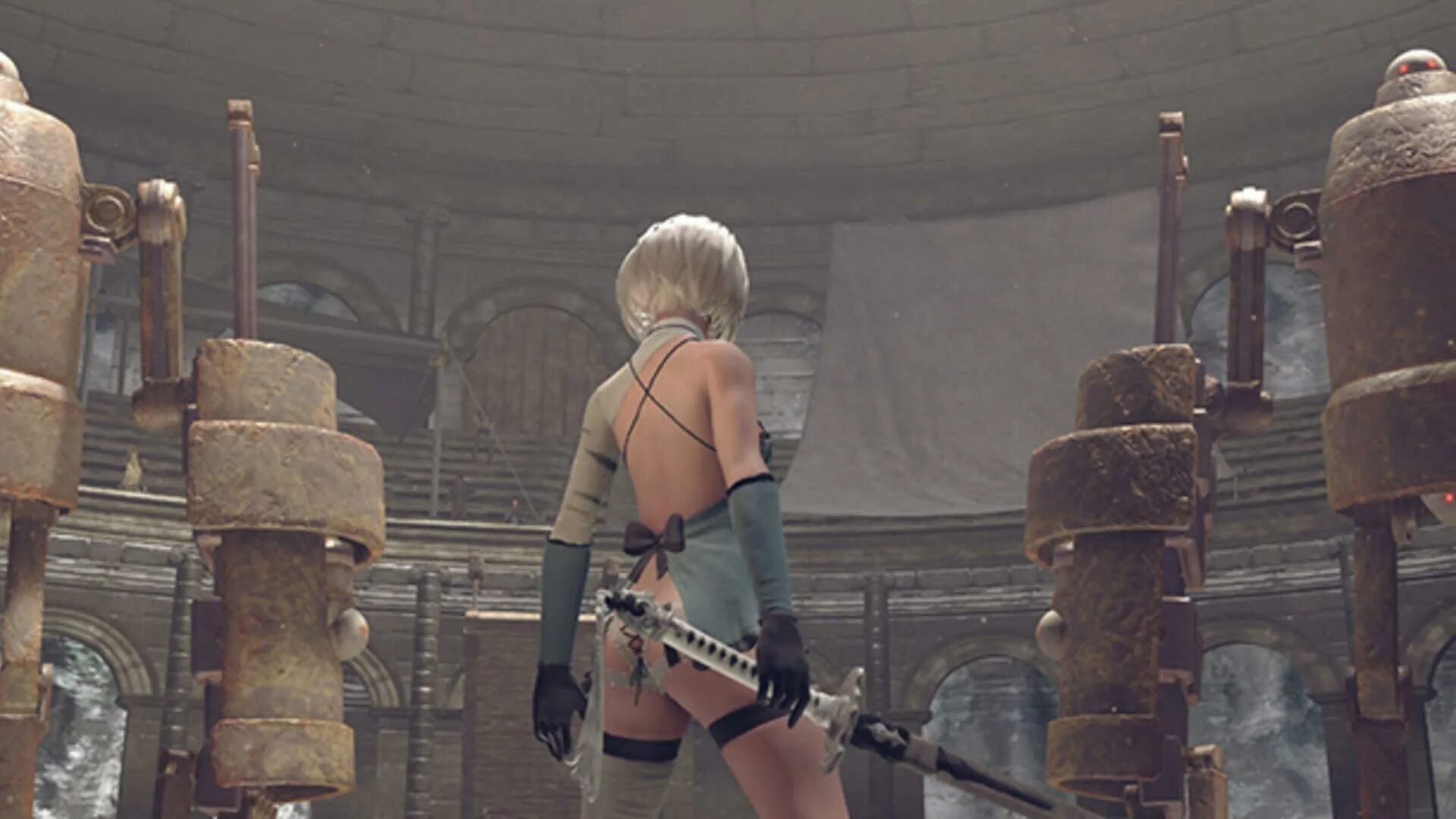 Играл в NieR: Automata? Смотри - сама 2B YoRHa в моей постели