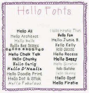 Need hello
