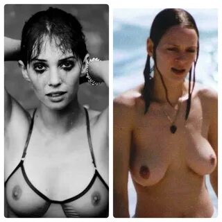 Maya Hawke vs Uma Thurman big perfect real tits. 