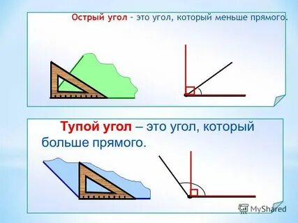 Прямой угол это 1 класс