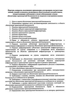 Перечень вопросов подлежащих