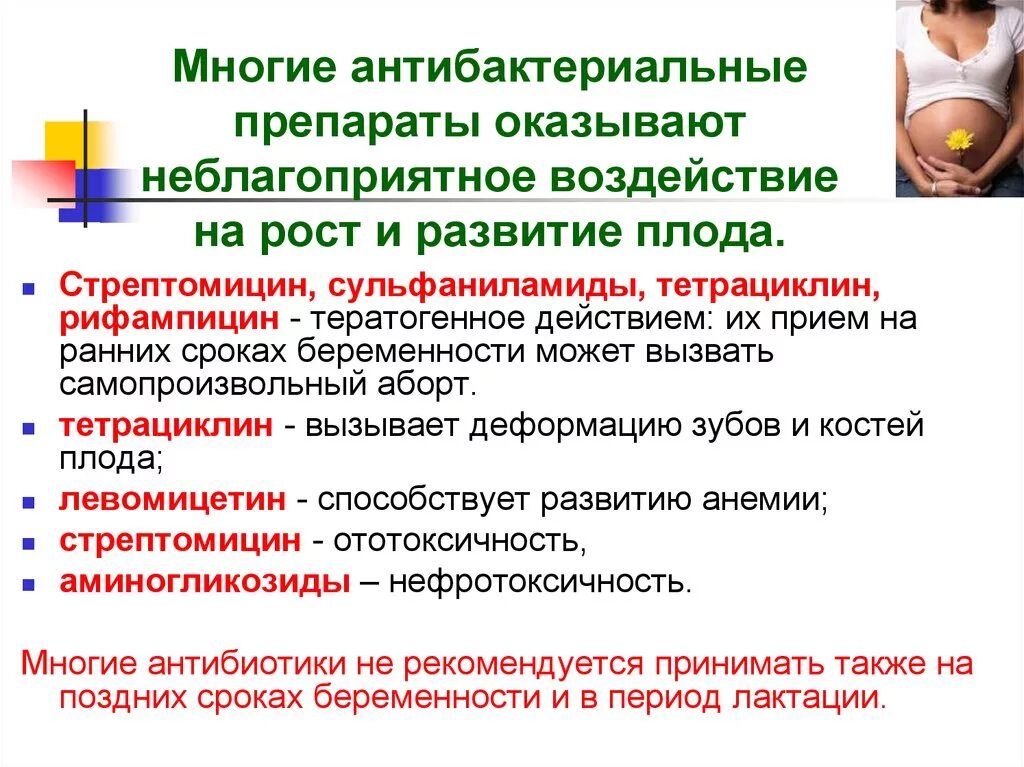 Влияние лекарственных средств на плод. Влияние препаратов на эмбрион. Тератогенное действие лекарственных средств на плод. Антибиотики тератогенного действия на плод. Препараты назначаемые беременным