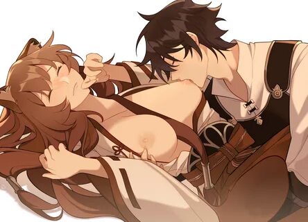 raphtalia and iwatani naofumi (tate no yuusha no nariagari) drawn by dice65...