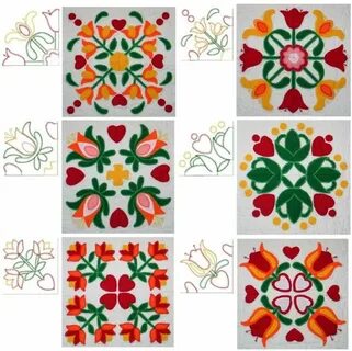 Jun 5, 2012 - Set of 6 Machine Embroidery Designs 