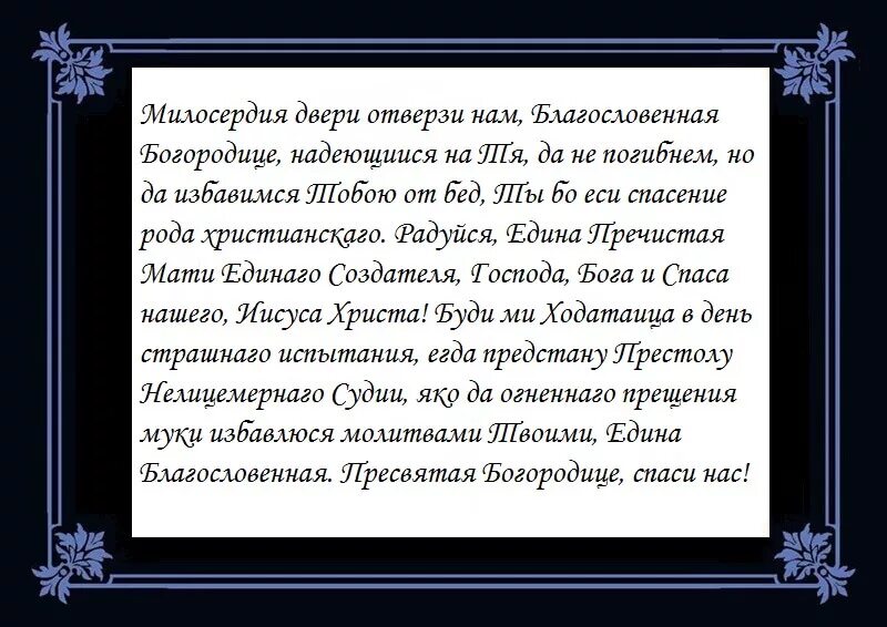 Читать довыдовский спасти род. Милосердия двери отверзи нам Благословенная Богородице. Молитва милосердия двери отверзи. Молитва милосердия двери отверзи нам Благословенная. Милосердия двери отверзи нам молитва текст.