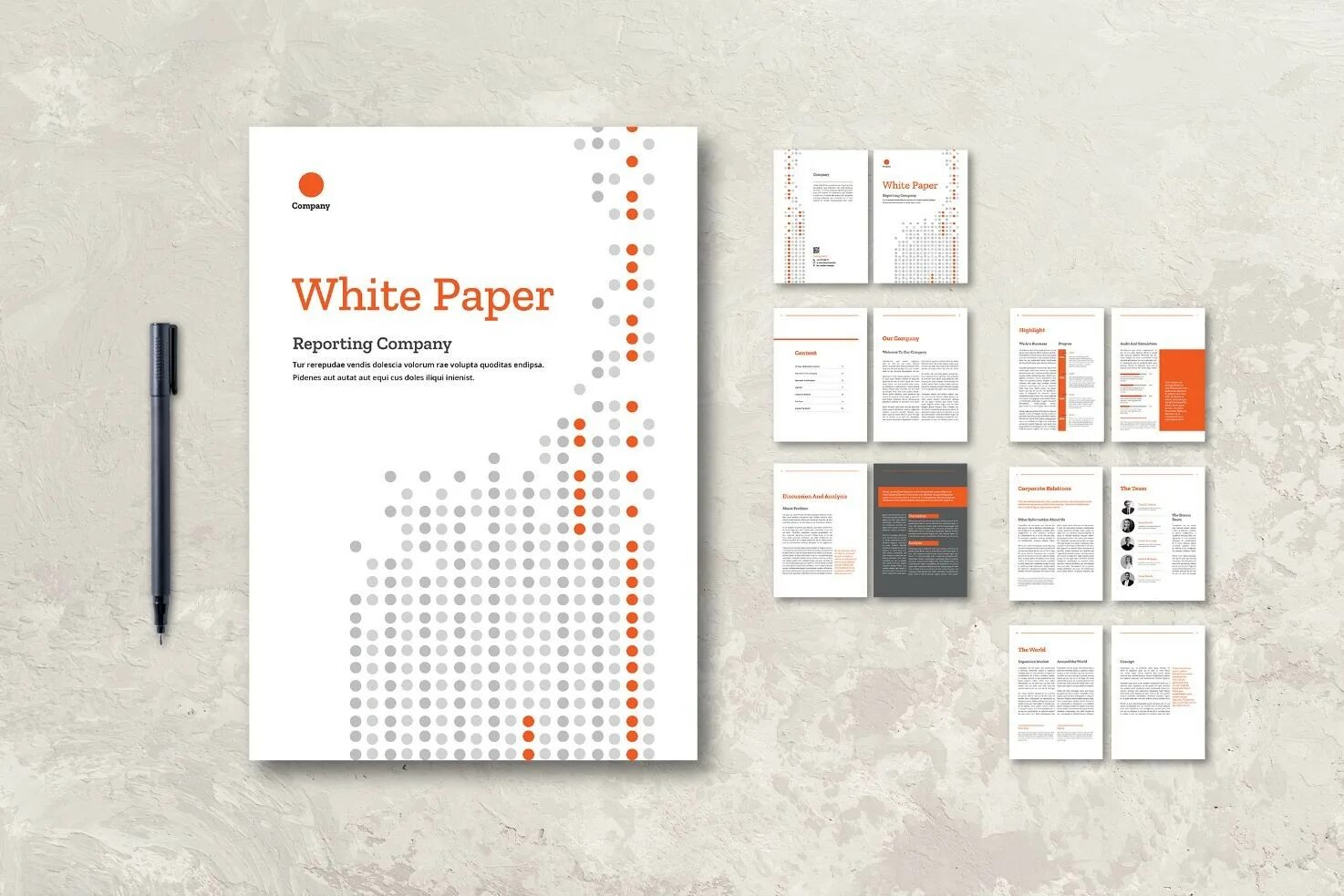 Белая книга о компании. White Report. Paper companies