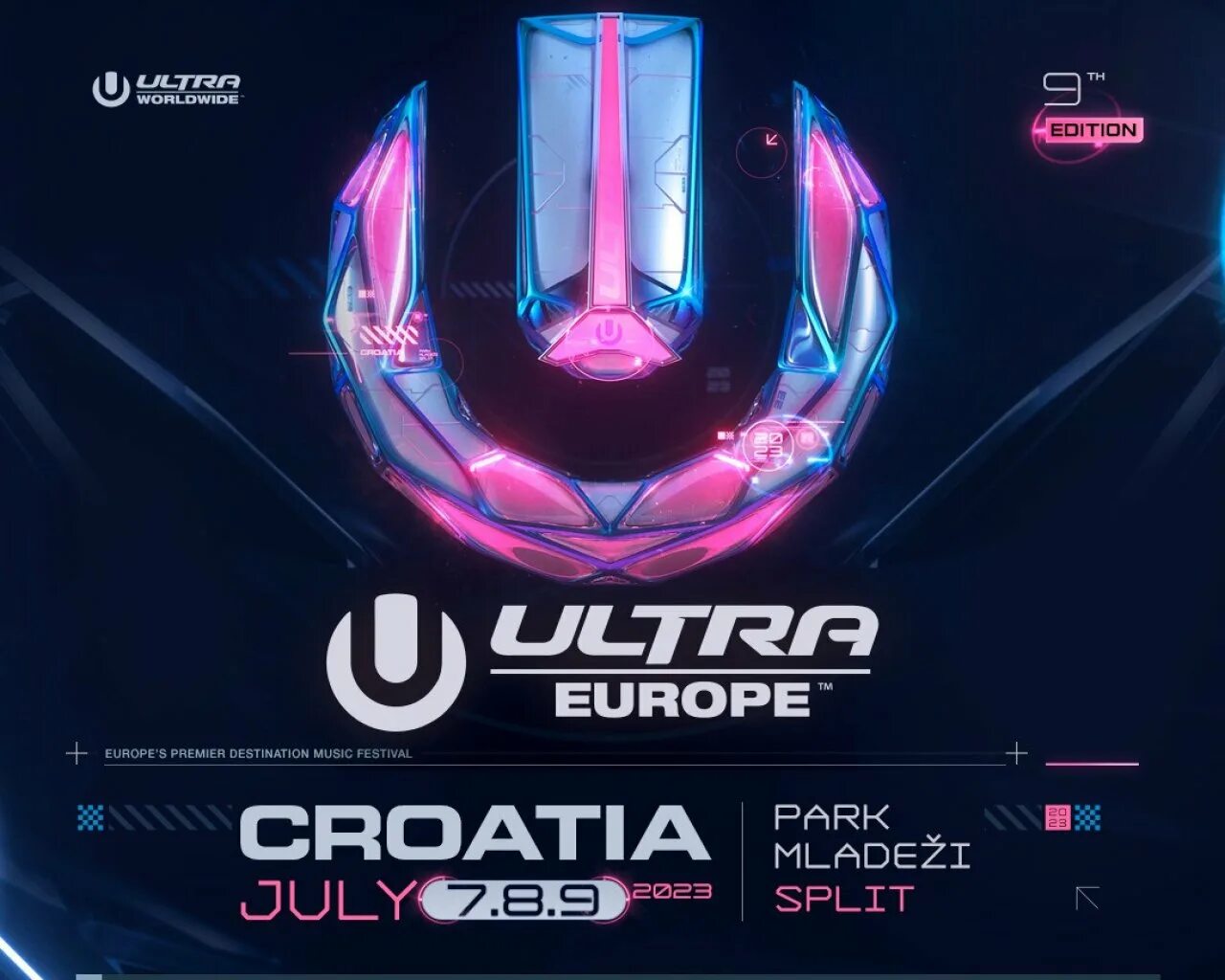 Слушать музыку европа 2023. Ультра Мьюзик фестиваль. Ultra Europe Music Festival Split. Ultra Europe 2023 Resistance Stage. Genesis Split Ultra.