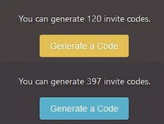 Code required