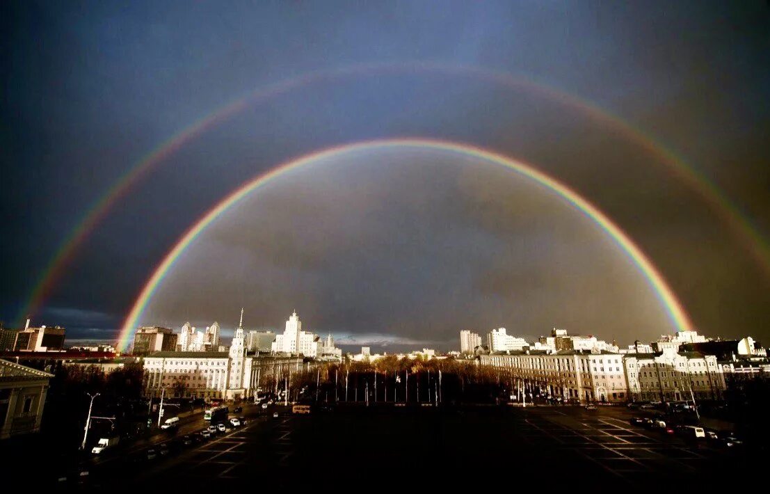 радуга воронеж. двойная радуга. цвета радуги фото. радуга сызрань. самые редкие явления в воронеже.