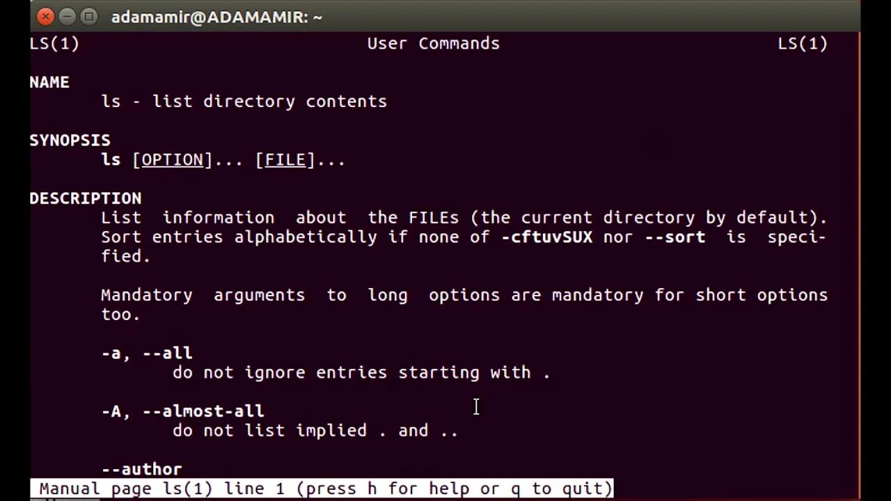 Linux Terminal Commands. Linux user. Man Linux. Linux manual Pages.