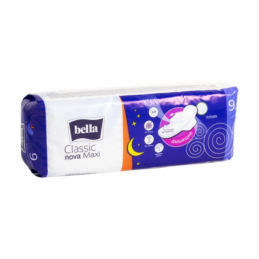 Прокладки гигиенические bella nova maxi. (ндс 20%) + б. Bella nova classic drainette 10 шт. Прокладки bella classic nova drainette 10шт. Гигиенические женские прокладки bella classic nova maxi 10 шт.